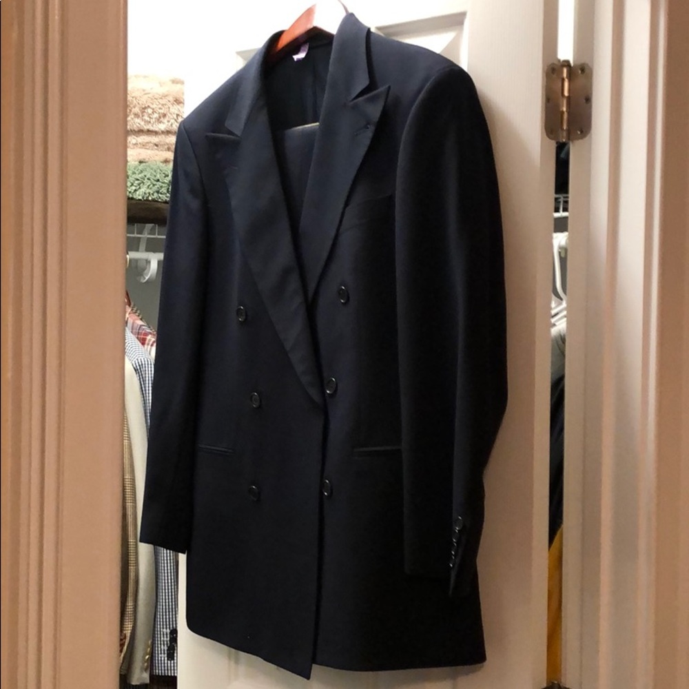 Dark Blue Double Breast Suit